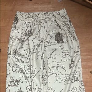 Cider Cream Nautical Wide Leg Pants Size 0XL